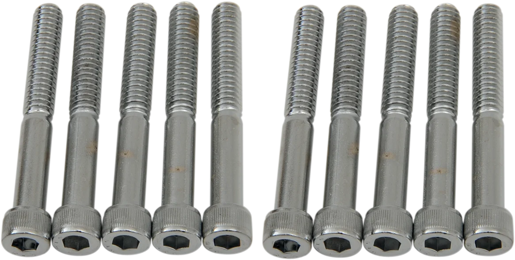 Bolts - Socket-Head - Knurled - 1/4-20 x 2" DragSpecialties MPB185 - Main Product View