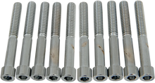 Load image into Gallery viewer, Bolts - Socket-Head - Knurled - 1/4-20 x 2" DragSpecialties MPB185 - Back View