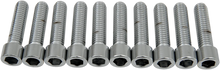 Load image into Gallery viewer, Bolts - Socket-Head - Knurled - 3/8-16 x 1-1/2" DragSpecialties MPB240 - Back View
