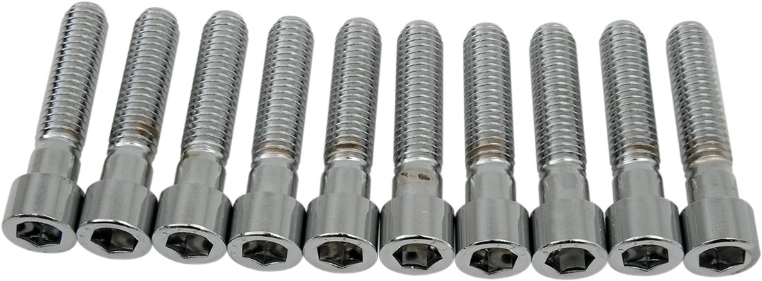 Bolts - Socket-Head - Knurled - 3/8-16 x 1-3/4" DragSpecialties MPB241 - Back View
