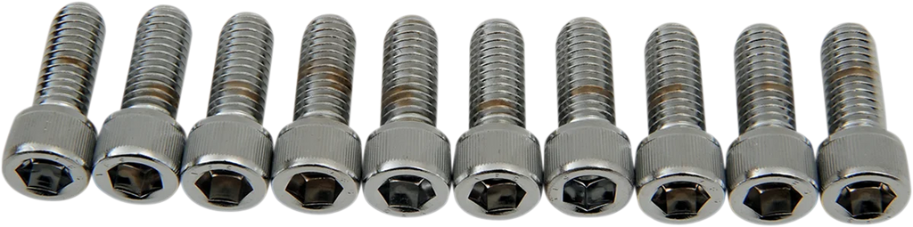 Bolts - Socket-Head - Knurled - 3/8-16 x 1" DragSpecialties MPB238 - Main Product View