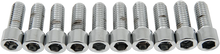 Load image into Gallery viewer, Bolts - Socket-Head - Knurled - 3/8-16 x 1" DragSpecialties MPB238 - Back View