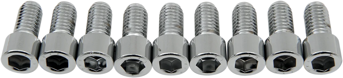 Bolts - Socket-Head - Knurled - 3/8-16 x 3/4" DragSpecialties MPB237 - Back View