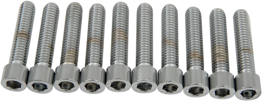 Bolts - Socket-Head - Knurled - 5/16-18 x 1-1/2" DragSpecialties MPB219 - Back View