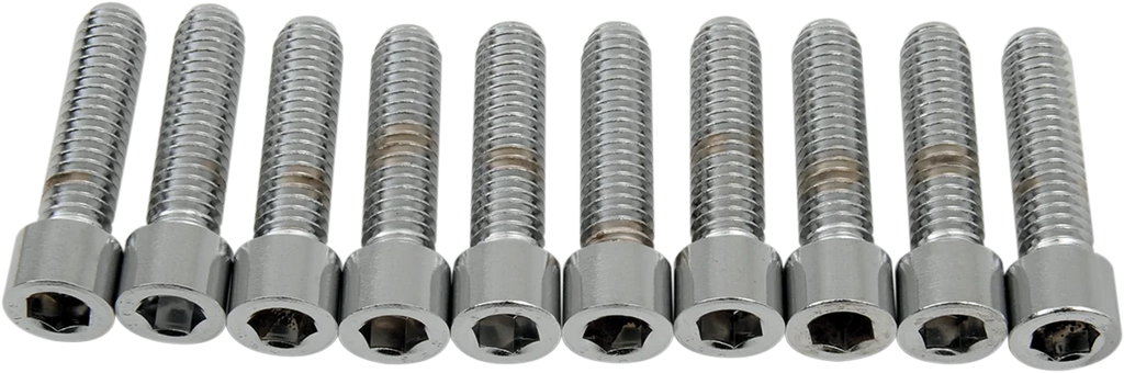Bolts - Socket-Head - Knurled - 5/16-18 x 1-1/4" DragSpecialties MPB218 - Back View