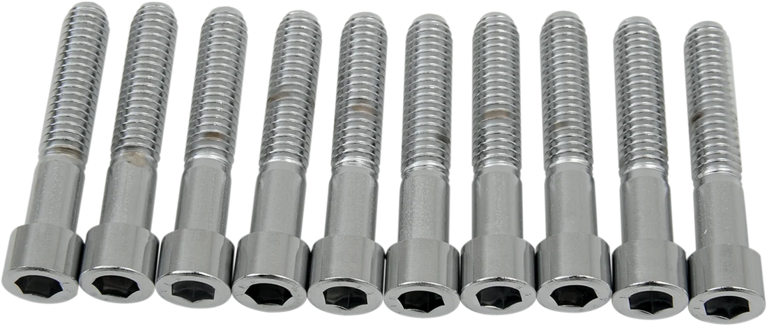 Bolts - Socket-Head - Knurled - 5/16-18 x 1-3/4" DragSpecialties MPB220 - Back View