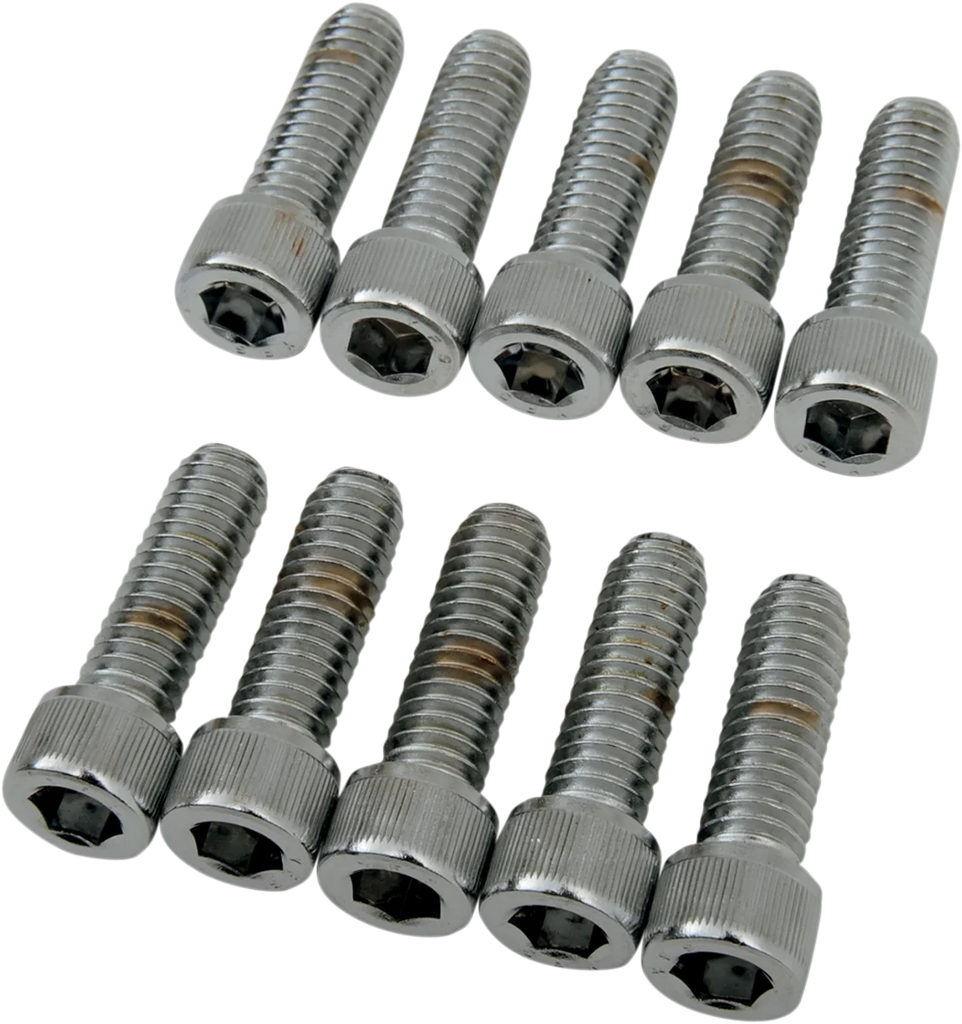 Bolts - Socket-Head - Knurled - 5/16-18 x 1" DragSpecialties MPB217 - Main Product View