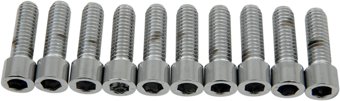 Bolts - Socket-Head - Knurled - 5/16-18 x 1" DragSpecialties MPB217 - Back View