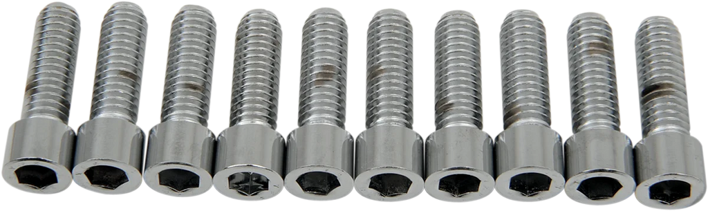Bolts - Socket-Head - Knurled - 5/16-18 x 1" DragSpecialties MPB217 - Back View