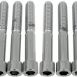Load image into Gallery viewer, Bolts - Socket-Head - Knurled - 5/16-18 x 2-1/4" DragSpecialties MPB222 - Back View