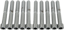 Load image into Gallery viewer, Bolts - Socket-Head - Knurled - 5/16-18 x 2-1/4" DragSpecialties MPB222 - Back View