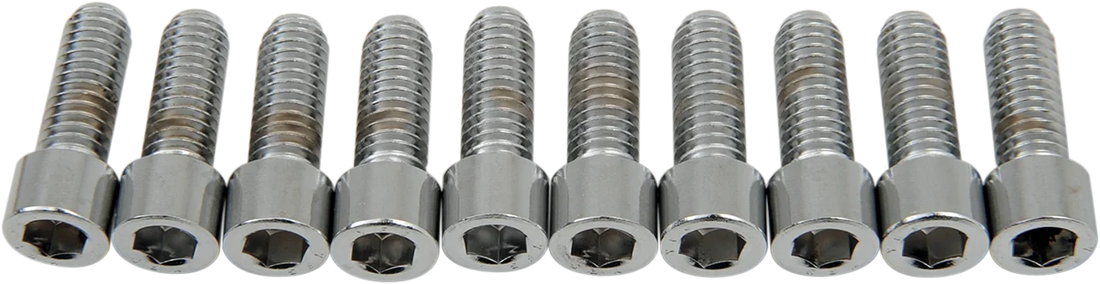 Bolts - Socket-Head - Knurled - 5/16-18 x 7/8" DragSpecialties MPB216 - Back View