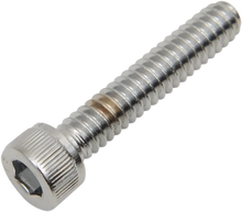 Load image into Gallery viewer, Bolts - Socket-Head - Replacement - Knurled/Coarse Thread - #10-24 x 1" - 10 Pack DragSpecialties MPB195 - Side View