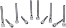 Load image into Gallery viewer, Bolts - Socket-Head - Replacement - Knurled/Coarse Thread - #10-24 x 1-1/2" - 10 Pack DragSpecialties MPB197 - Back View