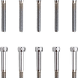 Load image into Gallery viewer, Bolts - Socket-Head - Replacement - Knurled/Coarse Thread - #10-24 x 2" - 10 Pack DragSpecialties MPB199 - Main Product View
