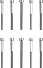 Load image into Gallery viewer, Bolts - Socket-Head - Replacement - Knurled/Coarse Thread - #10-24 x 2" - 10 Pack DragSpecialties MPB199 - Main Product View