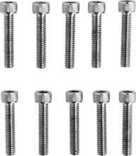 Load image into Gallery viewer, Bolts - Socket-Head - Replacement - Knurled/Coarse Thread - #8-32 x 7/8" - 10 Pack DragSpecialties MPB190 - Main Product View