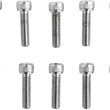Load image into Gallery viewer, Bolts - Socket-Head - Replacement - Knurled/Fine Thread - #10-32 x 3/4" - 10 Pack DragSpecialties MPB202 - Main Product View