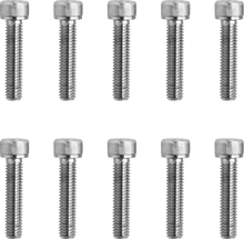 Load image into Gallery viewer, Bolts - Socket-Head - Replacement - Knurled/Fine Thread - #10-32 x 7/8" - 10 Pack DragSpecialties MPB203 - Main Product View
