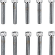 Load image into Gallery viewer, Bolts - Socket-Head/Replacement - Knurled/Fine Thread - 1/4"-28 x 1-1/4" - 10 Pack DragSpecialties MPB283 - Main Product View