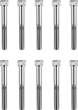 Load image into Gallery viewer, Bolts - Socket-Head/Replacement - Knurled/Fine Thread - 1/4"-28 x 2" - 10 Pack DragSpecialties MPB286 - Main Product View