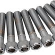 Load image into Gallery viewer, Bolts - Socket-Head/Replacement - Knurled/Fine Thread - 3/8"-24 x 1-1/2" - 10 Pack DragSpecialties MPB252 - Main Product View