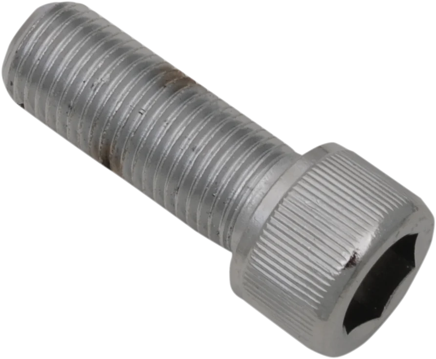 Bolts - Socket-Head/Replacement - Knurled/Fine Thread - 3/8"-24 x 1-1/4" - 10 Pack DragSpecialties MPB251 - Side View