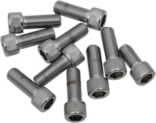 Load image into Gallery viewer, Bolts - Socket-Head/Replacement - Knurled/Fine Thread - 3/8"-24 x 3/4" - 10 Pack DragSpecialties MPB249 - Main Product View