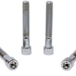 Load image into Gallery viewer, Bolts - Socket-Head/Replacement - Knurled/Fine Thread - 5/16"-24 x 2" - 10 Pack DragSpecialties MPB232 - Installation View