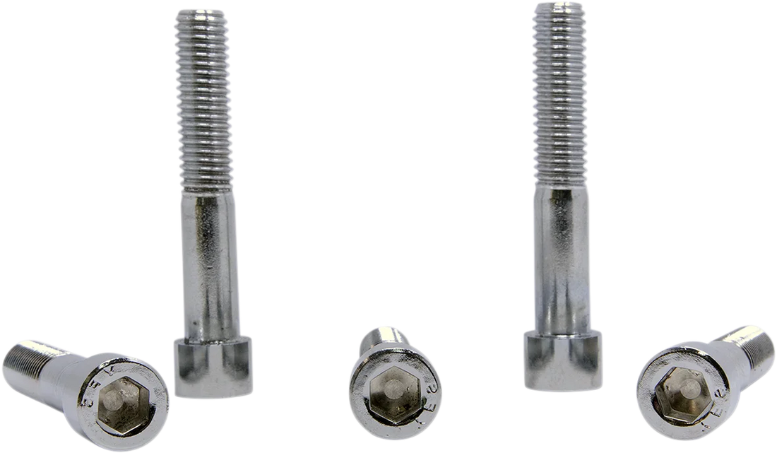 Bolts - Socket-Head/Replacement - Smooth/Coarse Thread - 1/2"-13 x 3" - 5 Pack DragSpecialties MPB700S - Side View