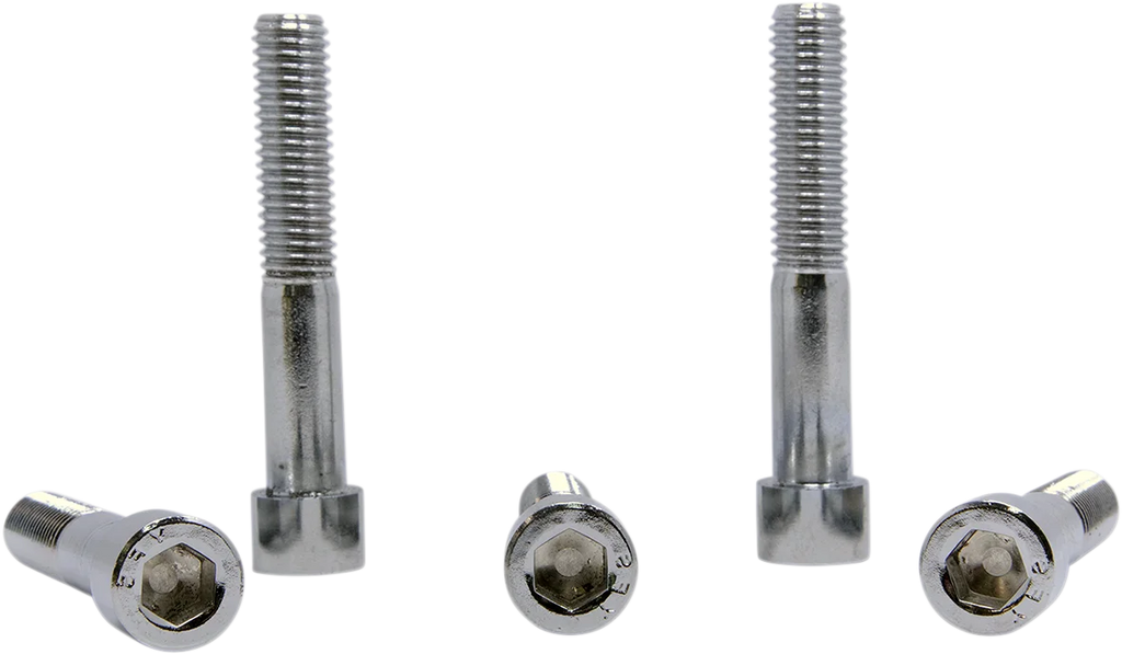 Bolts - Socket-Head/Replacement - Smooth/Coarse Thread - 1/2"-13 x 3" - 5 Pack DragSpecialties MPB700S - Side View