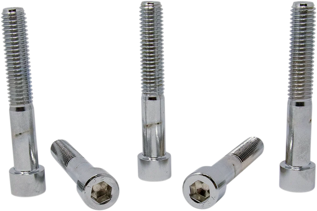 Bolts - Socket-Head/Replacement - Smooth/Coarse Thread - 1/2"-13 x 3-1/4" - 5 Pack DragSpecialties MPB701S - Side View