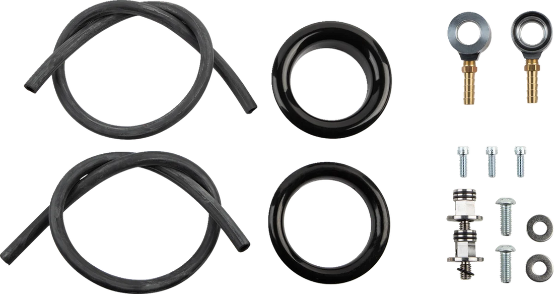 Boom Box Air Cleaner Kit - Black Cover - Side View