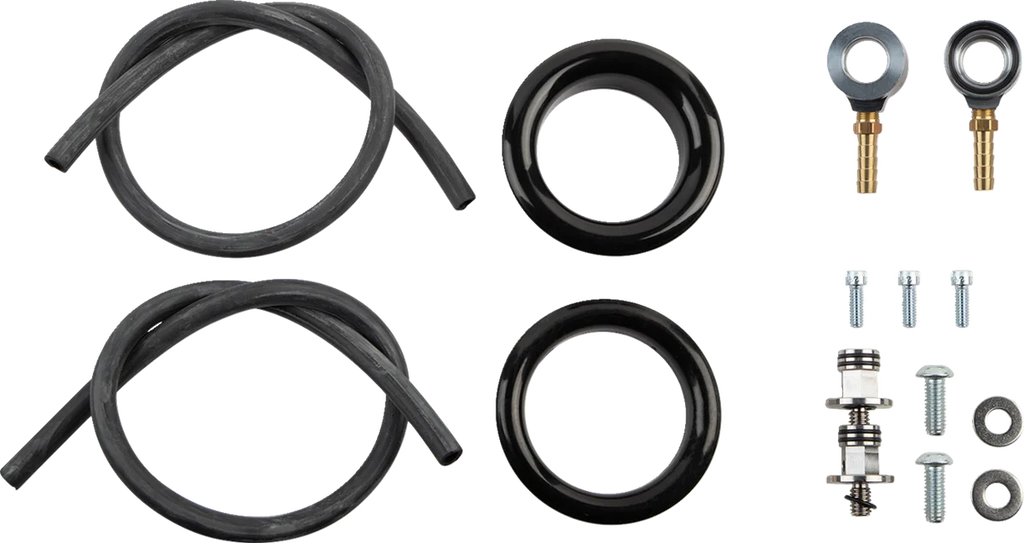 Boom Box Air Cleaner Kit - Black Cover - Side View