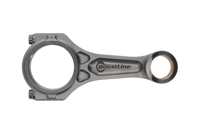 BoostLine 01-10 (11-12 LML) GM Duramax 6.6L Diesel 6.418in Connecting Rod Kit Tapered Pin End - Back View