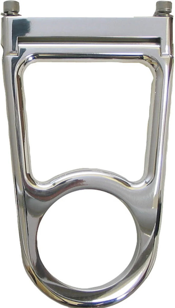 Borgeson Column Drop; Open Style; 2in. Column X 3in. Drop; Polished Aluminum 913203 - Main Product View