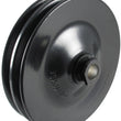Load image into Gallery viewer, Borgeson OEM GM Power steering pulley. Steel 2 Row keyway style. Painted black. - Main Product View