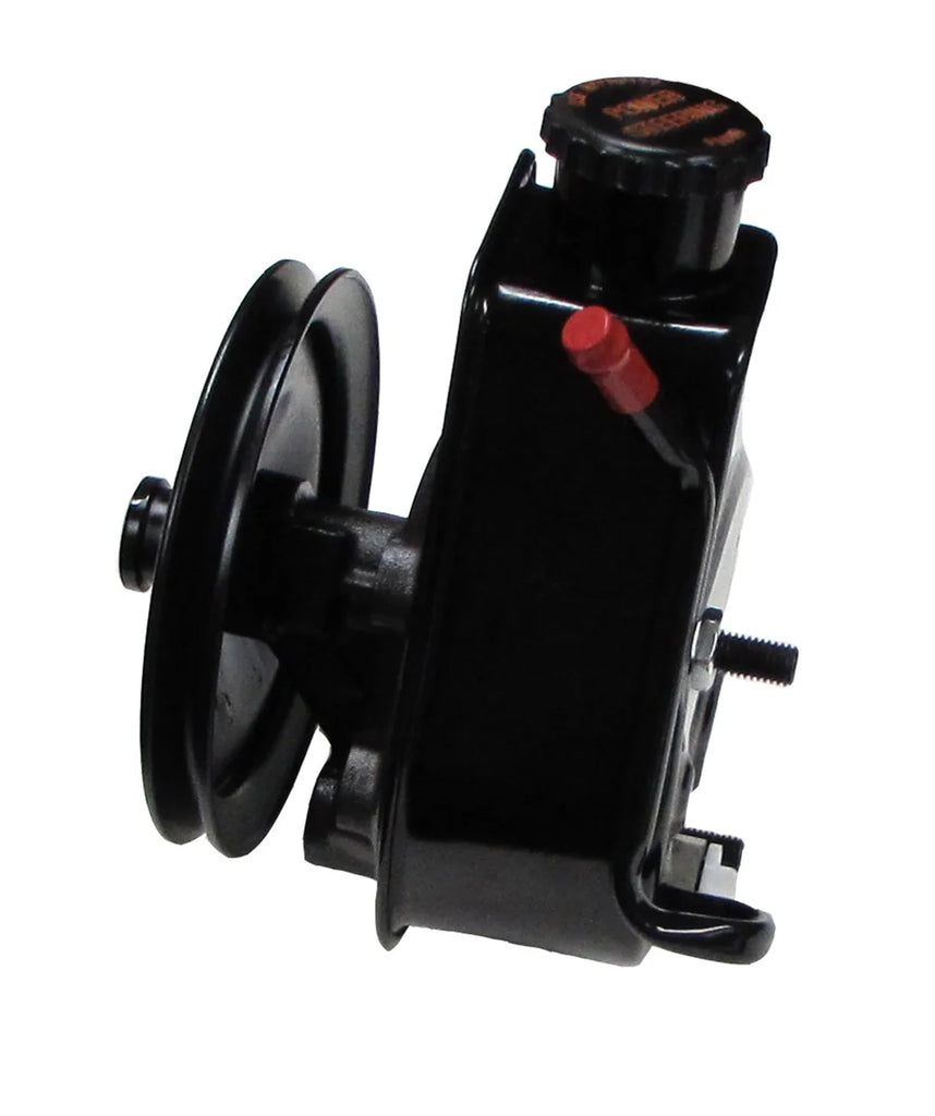 Borgeson P/S Pump; Saginaw Self Contained; Black With Top Return Tube. Includes Single Ro - Main Product View