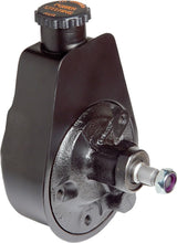 Load image into Gallery viewer, Borgeson P/S Pump; Saginaw Self Contained; Painted Black; Mustang Pressure - Main Product View