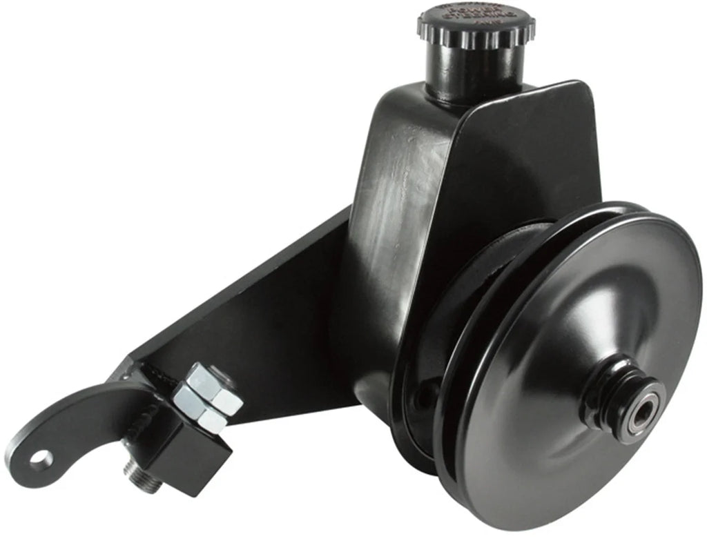 Borgeson P/S Pump Upgrade; Ford y-Block; Includes Pump; Bracket and Pulley - Main Product View