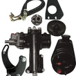 Load image into Gallery viewer, Borgeson Power Steering Conversion Kit.; 55-57 Chevy Car; 1in Double D Column; SBC; SWP - Main Product View