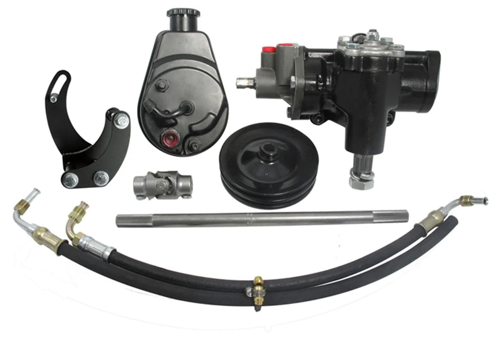 Borgeson Power Steering Conversion Kit; 58-64 Chevy Cars; Delphi 600 Series; Complete Kit - Main Product View