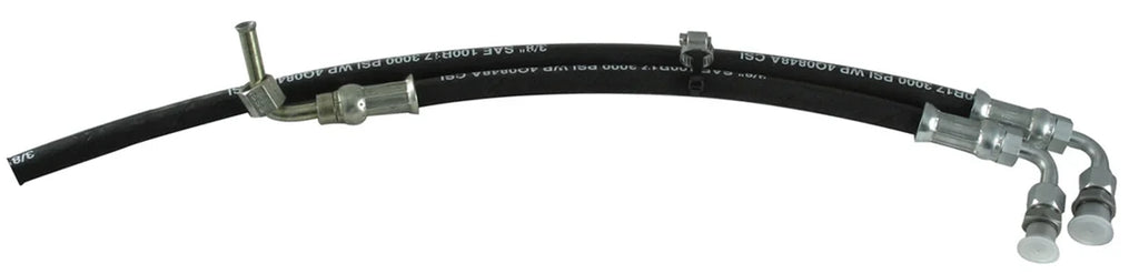 Borgeson Power Steering Hose Kit; 2 Pc Rubber; Ford Pump to Bronco Conversion Box - Main Product View
