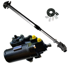 Load image into Gallery viewer, Borgeson Power steering gear upgrade kit includes steering gear, steering shaft &amp; coupler - Main Product View