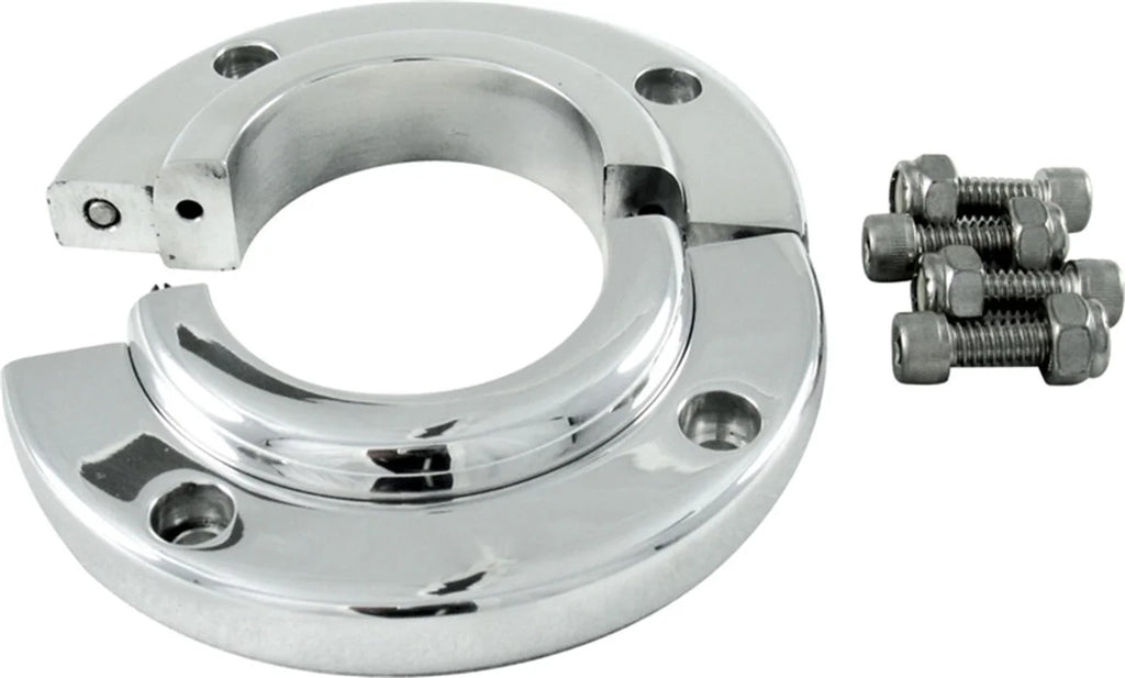 Borgeson Split Swivel Floor Mount For 2in Column Polished 909008