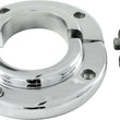 Load image into Gallery viewer, Borgeson Split Swivel Floor Mount For 2in. Steering Column; Machine Finish Aluminum - Main Product View