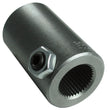Load image into Gallery viewer, Borgeson Steel steering coupler. Fits 3/4in.-36 Spline X 3/4in.-36 Spline. - Main Product View