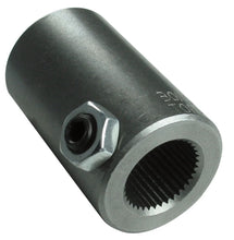 Load image into Gallery viewer, Borgeson Steel steering coupler. Fits 5/8in.-36 Spline X 3/4in. Smooth bore. - Main Product View