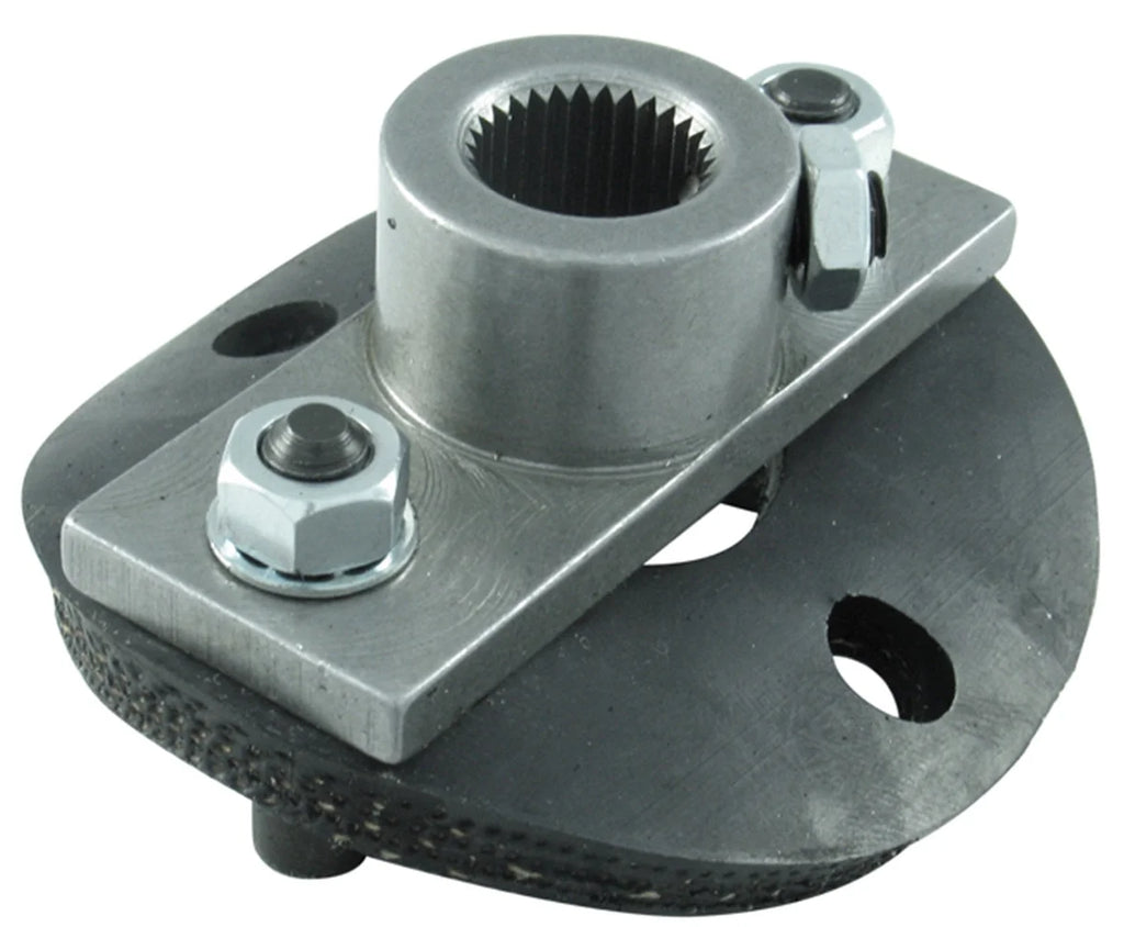 Borgeson Steering Coupler; 1/2 Rag Joint; Steering Box Side; 17MM DD; With Disc - Main Product View