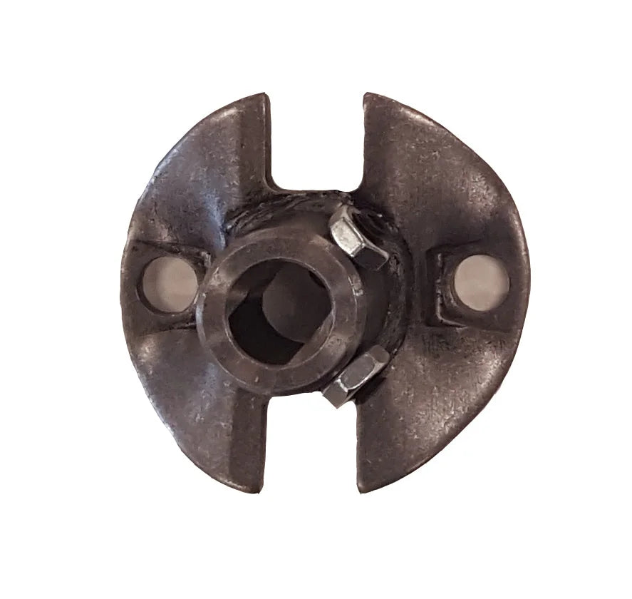 Borgeson Steering Coupler; Steering Column Rag Joint Flange; 3/4-Double D - Main Product View